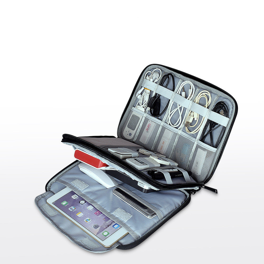 Multifunctional Nylon Waterproof Bag Box Data Cable Storage Bag