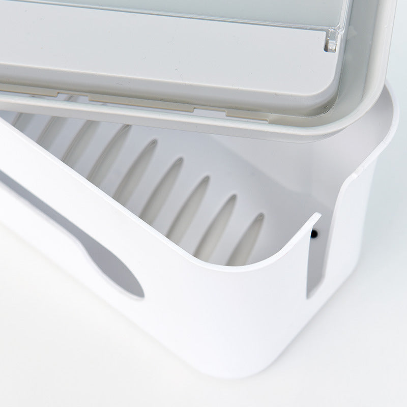 Creative Fashion Wire Storage Box, Charging Cable Row Plug Storage Box, Fireproof ABS Data Cable Sorting And Storage