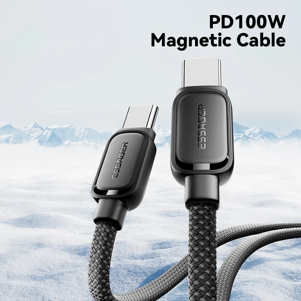 Magnetic Data Cable Fast Charge Line Storage Line