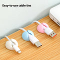 Desktop Data Cable Storage Office Bed Head Wall Wire Holder